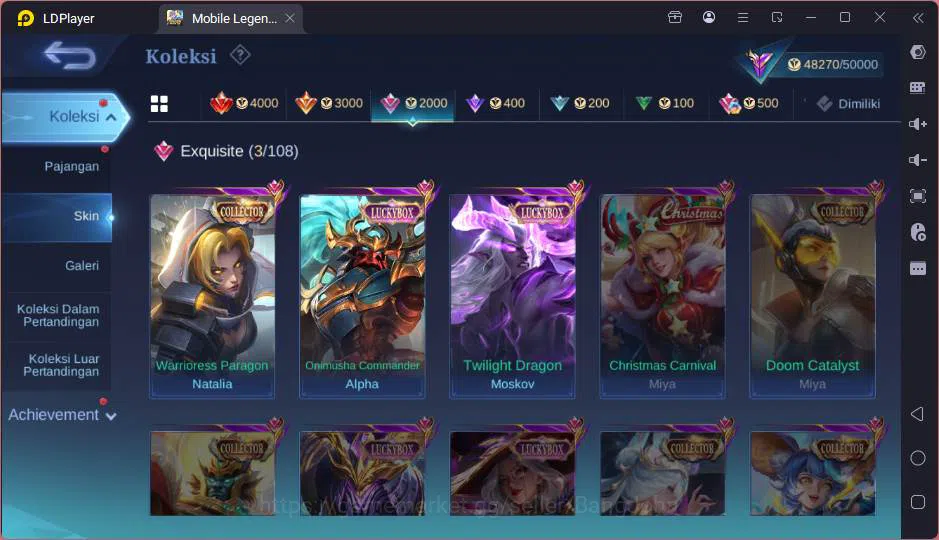 Mobile Legends: Bang Bang Accounts GLOBAL|Hero 74|Skin 150|HxH Harith+Julian,Prime Gr image 18