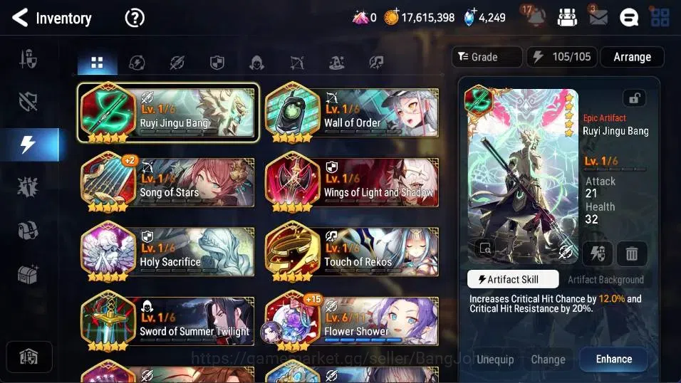 Epic Seven Accounts Global | 6ML(BossArunka,E Ilynav,SS Vivian,Hwayoun image 11