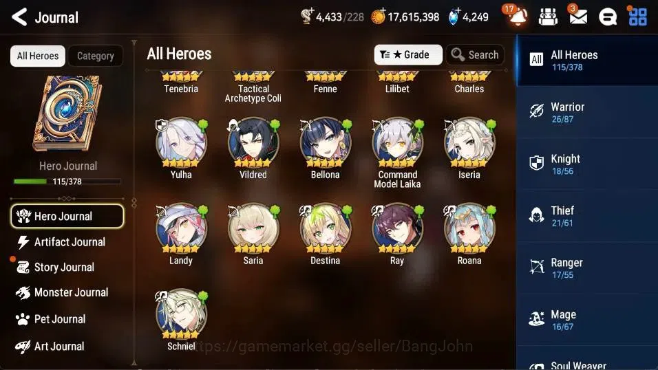Epic Seven Accounts Global | 6ML(BossArunka,E Ilynav,SS Vivian,Hwayoun image 8