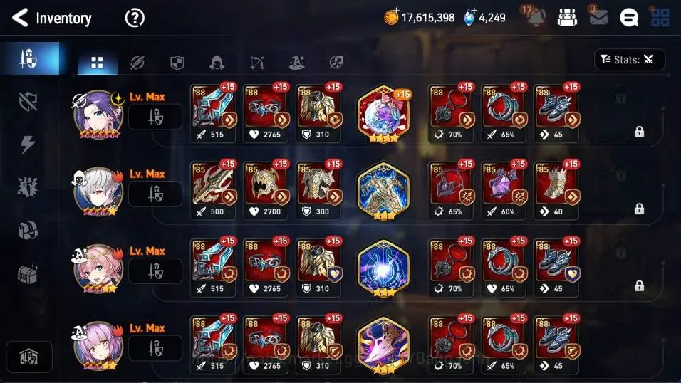 Epic Seven Accounts Global | 6ML(BossArunka,E Ilynav,SS Vivian,Hwayoun image 9