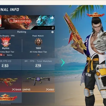 Blood Strike Accounts Rare Skin ASIA | 2 Eternal Gun:MP5-Bloodrift Lv2,MP7-Tidesong Lv2|2 AOT Striker|5 Collab Gun|1