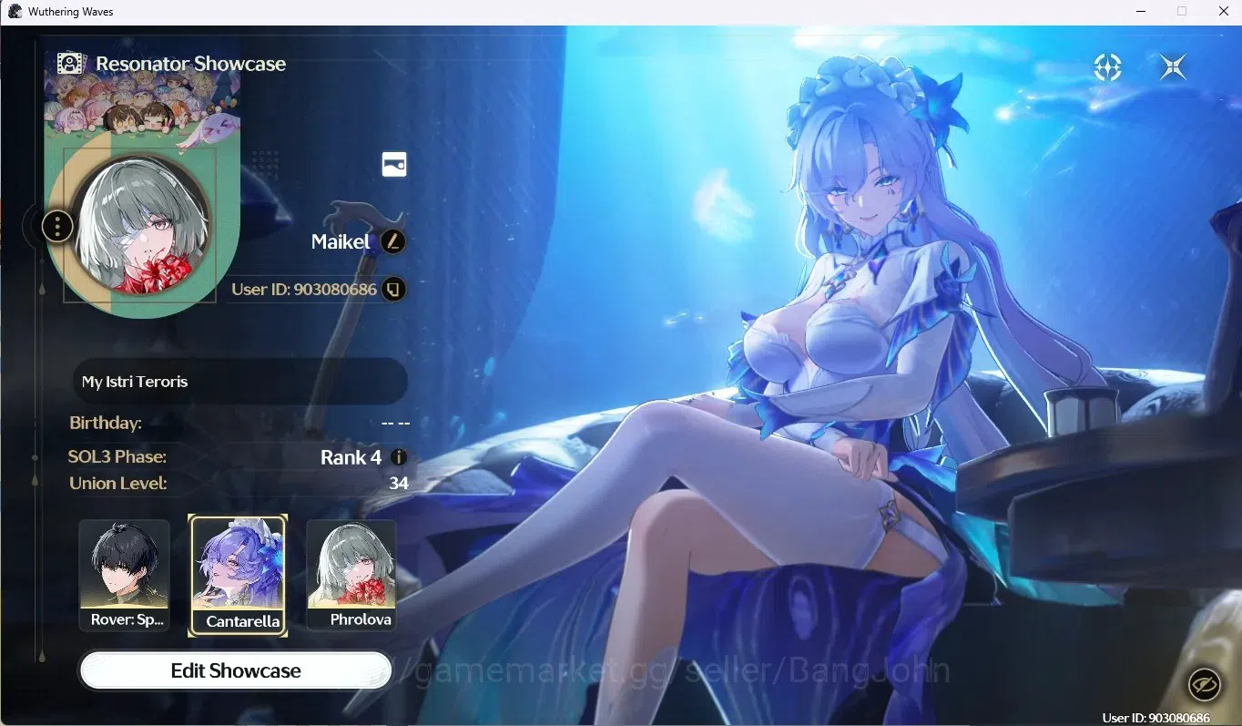 Wuthering Waves Accounts SEA|UL 34|Rank 4|3 Limited Char [Phrolova+Sign,Roc image 1