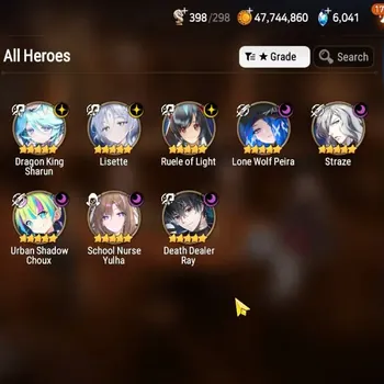 Epic Seven Accounts Starter GLOBAL UnVerif|New Era| 8 ML (Lisette,SN Yulha,Ruele,Straze,etc)+Hecate,Aram,Ivana,Etc|109K