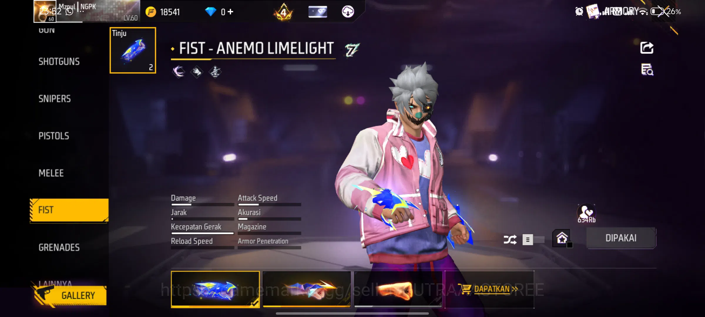 Free Fire Accounts FOR INDONESIA - BUNDLE BERUBAH -  MAX 1 - BUNDLE NARUTO - akun free fire murah dan bagus - dana pelajar 15