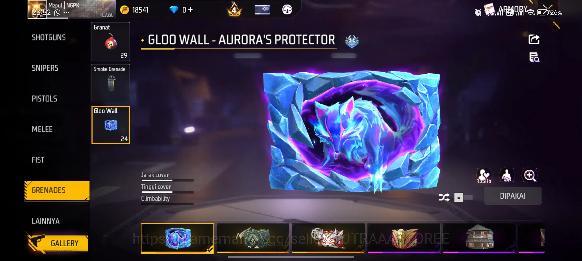 Free Fire Accounts FOR INDONESIA - BUNDLE BERUBAH -  MAX 1 - BUNDLE NARUTO - akun free fire murah dan bagus - dana pelajar 16