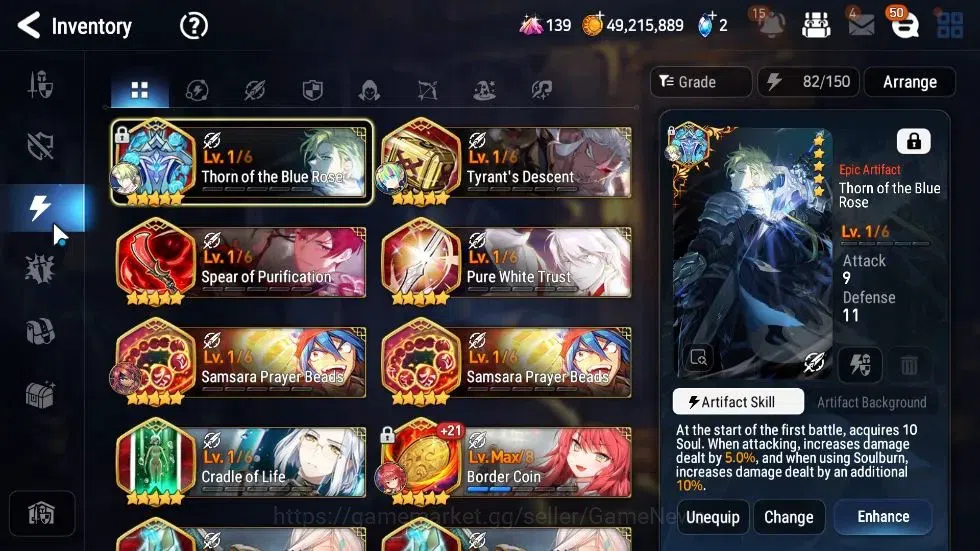 Epic Seven Accounts ASIA|29 ML(LOTScales,BArunka,Har setti,NM Luna,Etc image 18