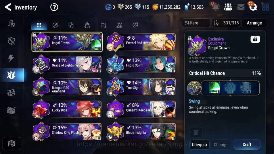 Epic Seven Accounts High-End Global Unverif | 15 ML(Straze,DB Senya,LR Krau,SE Celine,LC Bellona,Etc.)|SS 13.5K|Gold 19