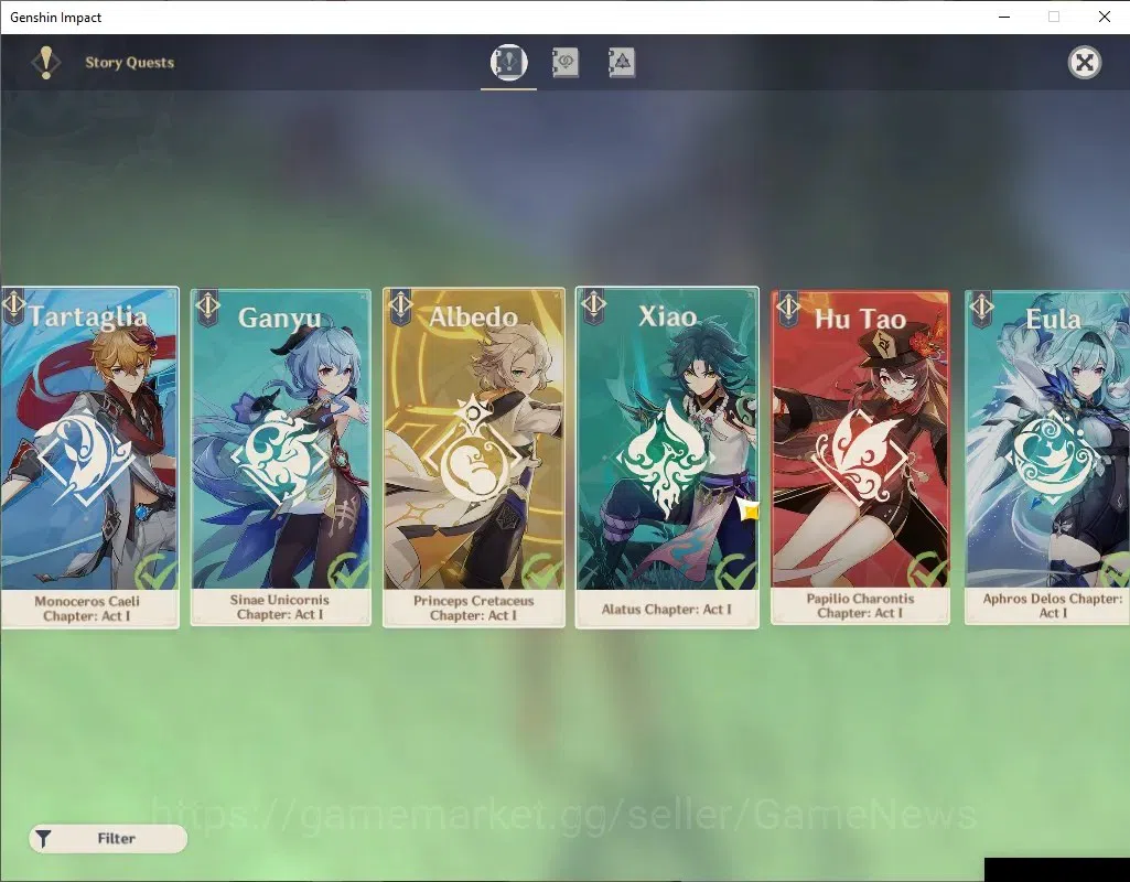 Genshin Impact Accounts ASIA|AR60|PremTeam Skirk|13 Limit+8(*5WeP)|(Neuvil image 19