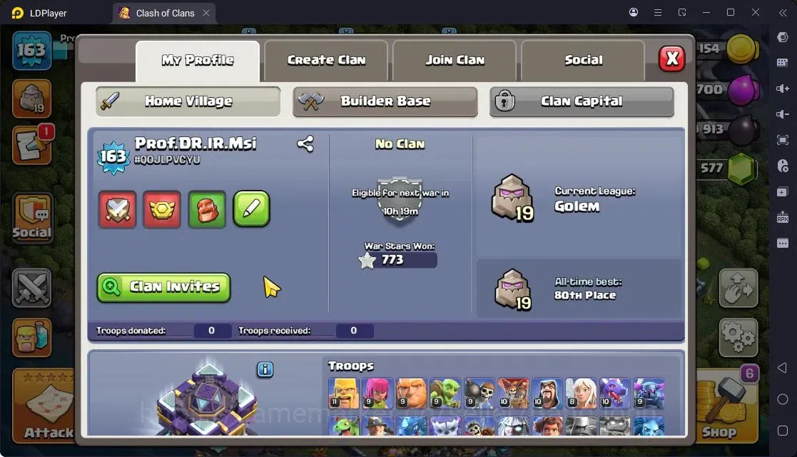 Clash of Clans Accounts High-End TH 14-BH 9|LVL163|BK67,AQ67,MP40,GW46,RC26.DD10|BM16,BC15|5 Legend skin & 3 Gold|Gem 1
