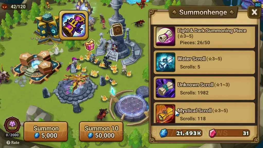 Summoners War: Sky Arena Accounts ASIA|Lv 26|Ready Gacha|99 12-YSC + 160 11-YSC + 3 image 14