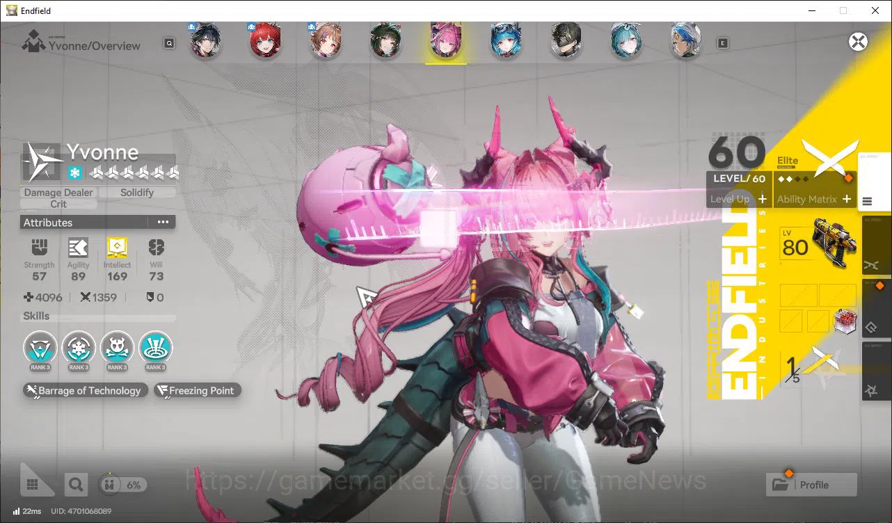 Arknights: Endfield Accounts ASIA|Lv53|5SSR(3Limit)+9(*6WP)|Laevatain+Sign,Fang image 5