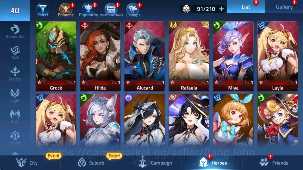 Mobile Legends: Adventure Accounts Global |Lv.59 | 1412K Power | Camp 32-5 | VIP 5 | image 5