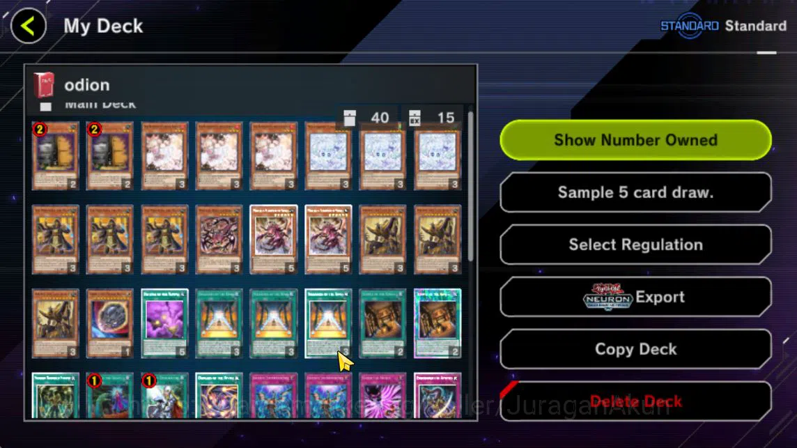 Yu-Gi-Oh! Master Duel Accounts Lv 18 | 19 Deck| FS Control, Odion, Yummy, Dracota image 6