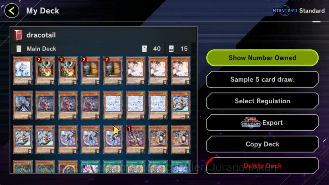 Yu-Gi-Oh! Master Duel Accounts Lv 18 | 19 Deck| FS Control, Odion, Yummy, Dracota image 8