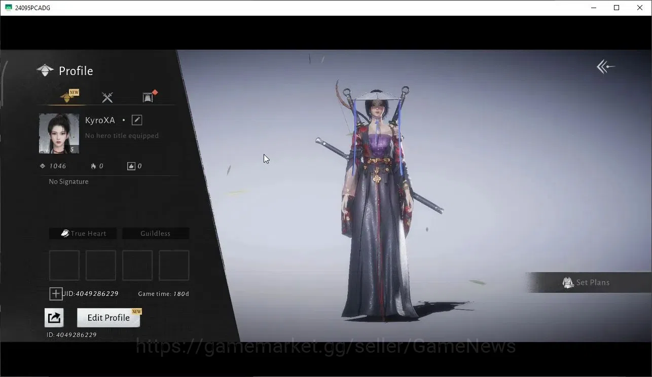 Where Winds Meet Accounts GLOBAL|Lv 5|GS 3676|1 Harmonic Core|Nameless Sword image 2