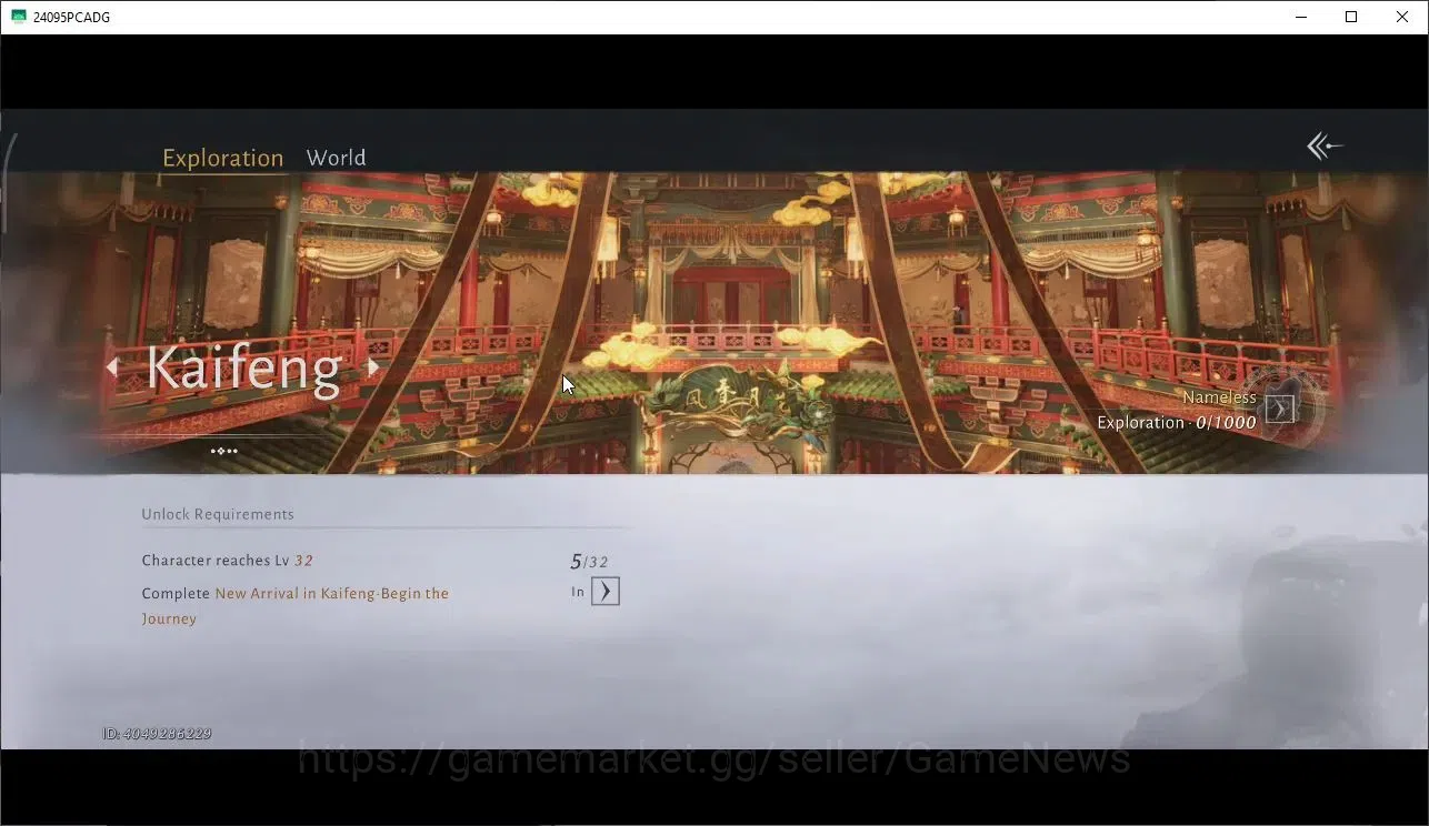 Where Winds Meet Accounts GLOBAL|Lv 5|GS 3676|1 Harmonic Core|Nameless Sword image 20