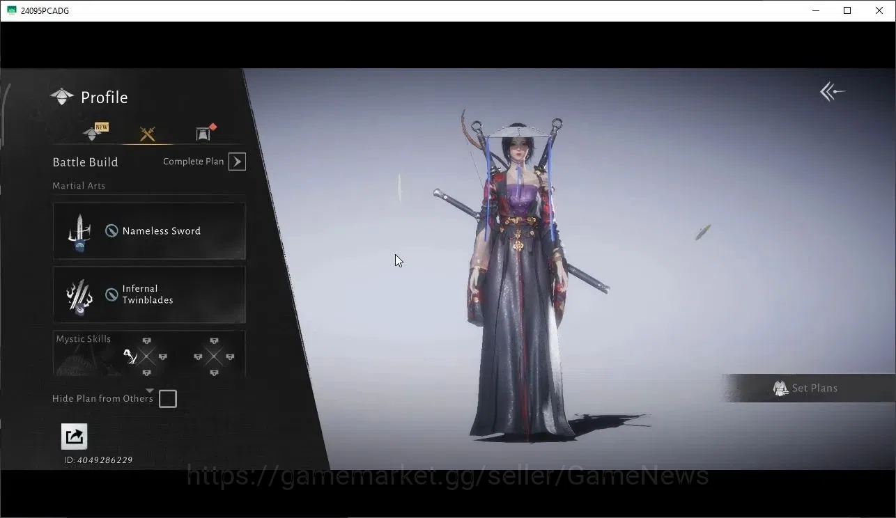 Where Winds Meet Accounts GLOBAL|Lv 5|GS 3676|1 Harmonic Core|Nameless Sword image 3