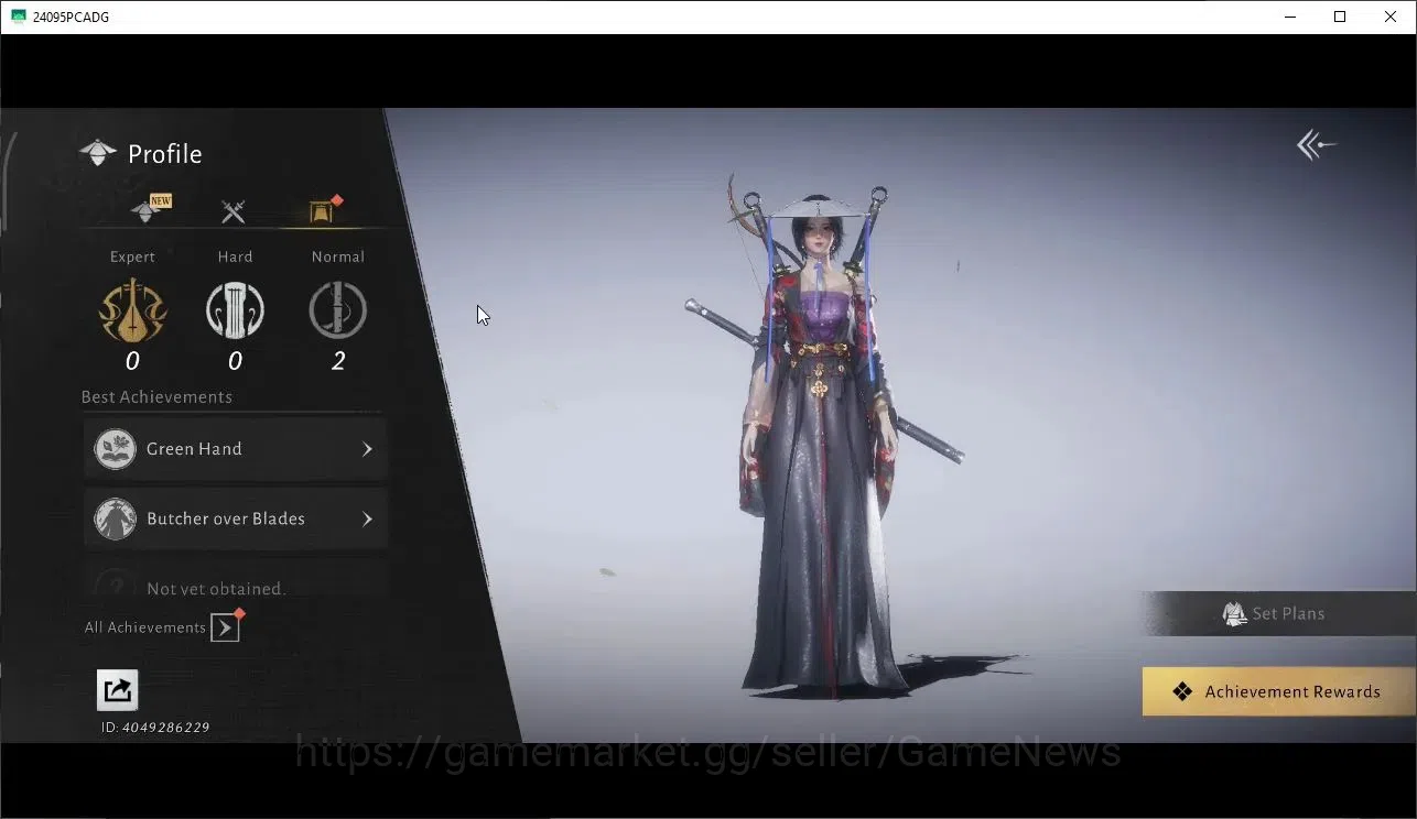 Where Winds Meet Accounts GLOBAL|Lv 5|GS 3676|1 Harmonic Core|Nameless Sword image 4
