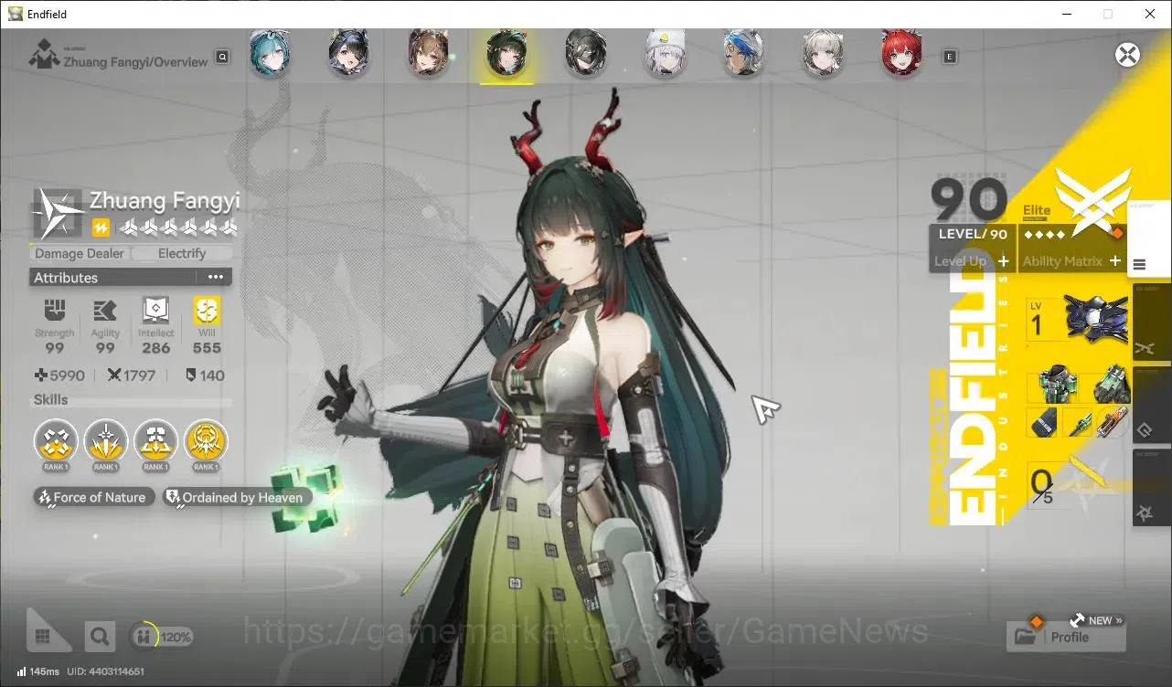 Arknights: Endfield Accounts ASIA|44K Oroberyl + 107 Origeometry|Lv 60|10 SSR ( image 12
