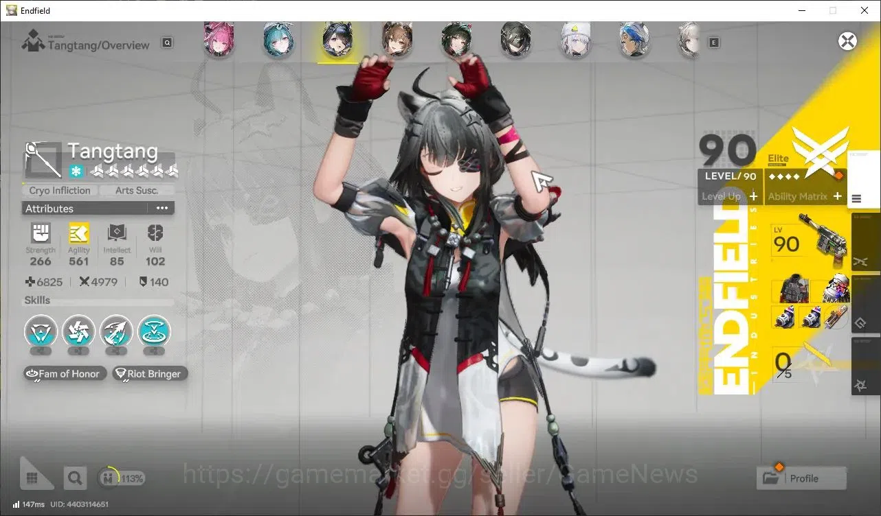 Arknights: Endfield Accounts ASIA|44K Oroberyl + 107 Origeometry|Lv 60|10 SSR ( image 6