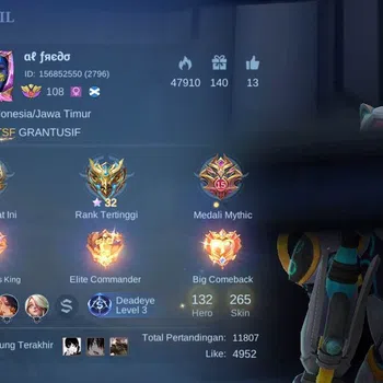 Mobile Legends: Bang Bang Collector Global|renow|skin 152,hero 131 LB Kimmy,saber cycl image 1