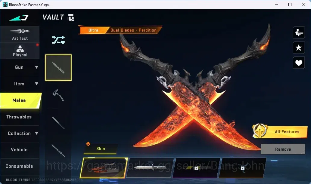 Blood Strike Accounts ASIA | 3 AOT Guns: KAG-6,M700,FAL|1 AOT Striker: M image 5