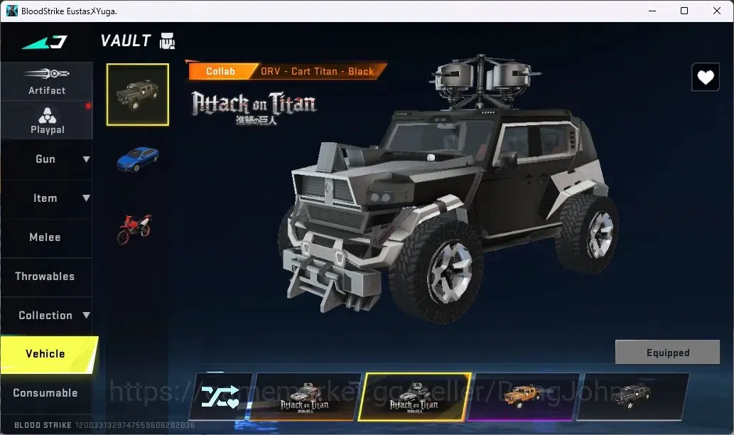 Blood Strike Accounts ASIA | 3 AOT Guns: KAG-6,M700,FAL|1 AOT Striker: M image 7