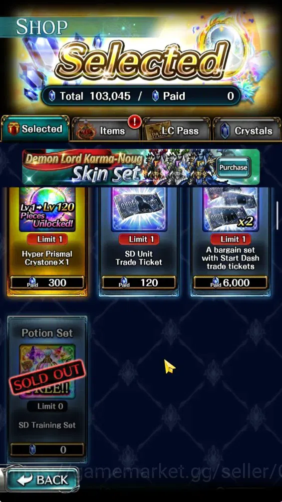 Last Cloudia Accounts Endgame GLOBAL|Rank 22|103k Crystal|Collab BF(Oracle Knight Ark,FG Vargas)|TopTierUnit(Sm 10