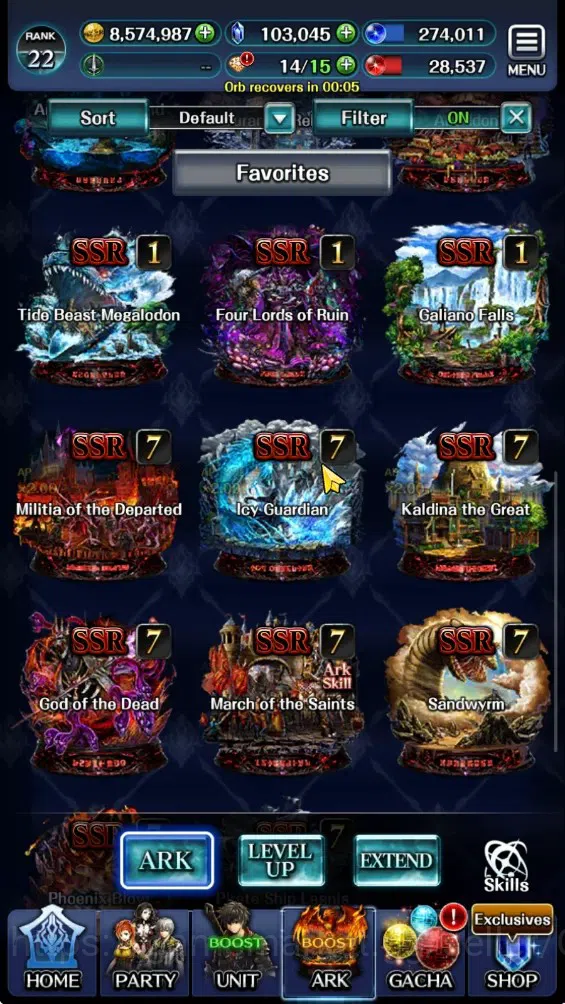 Last Cloudia Accounts Endgame GLOBAL|Rank 22|103k Crystal|Collab BF(Oracle Knight Ark,FG Vargas)|TopTierUnit(Sm 5