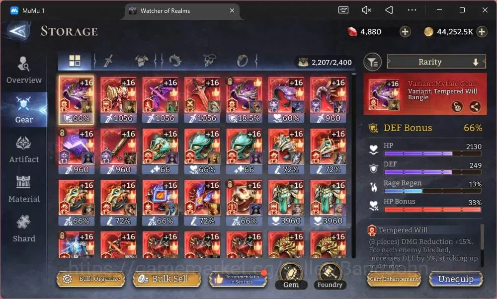 Watcher of Realms Accounts Global 60xx|Power 8,6M|13 Lord Praetus A5,Lovar A4 image 11
