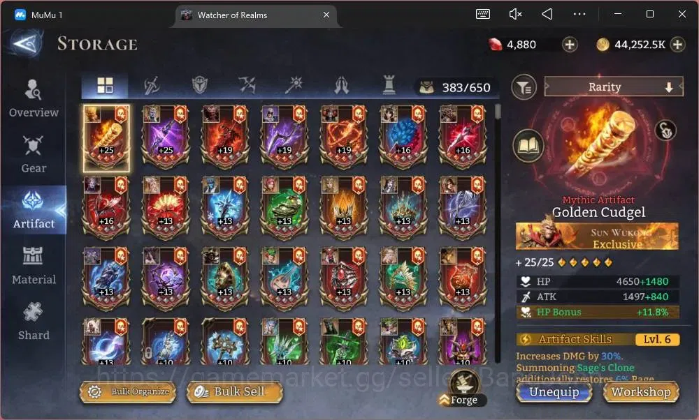 Watcher of Realms Accounts Global 60xx|Power 8,6M|13 Lord Praetus A5,Lovar A4 image 12