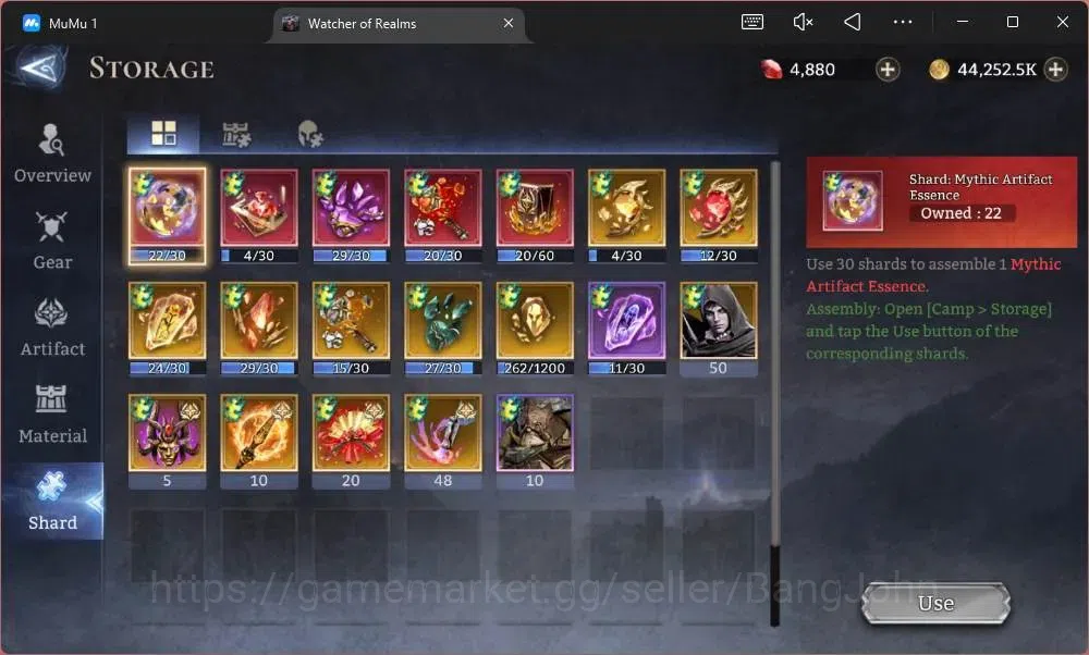 Watcher of Realms Accounts Global 60xx|Power 8,6M|13 Lord Praetus A5,Lovar A4 image 14