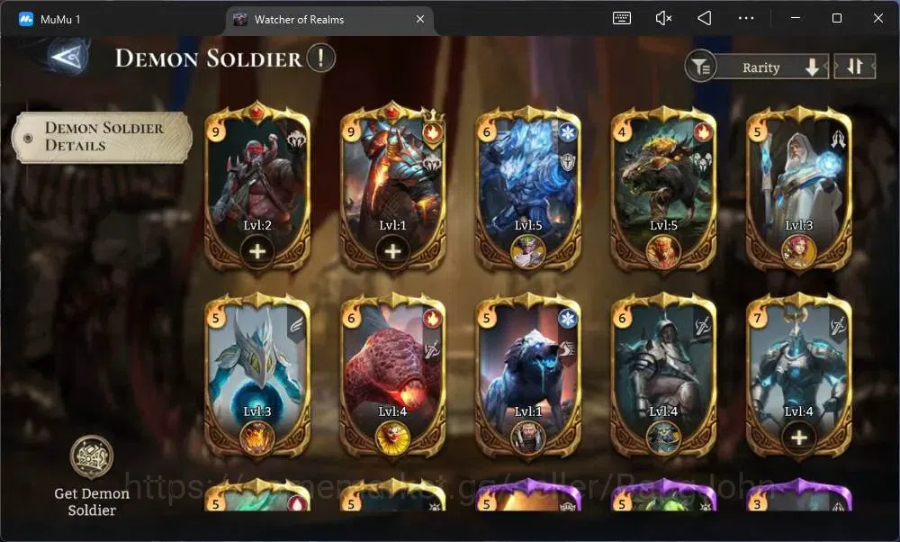 Watcher of Realms Accounts Global 60xx|Power 8,6M|13 Lord Praetus A5,Lovar A4 image 16