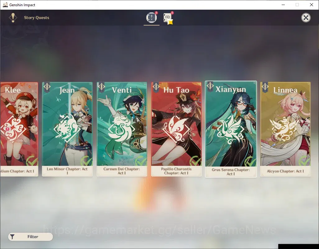 Genshin Impact Accounts Asia|AR 53|1 Limited + 2 (*5 Weapon)|Mavuika + Sig image 17