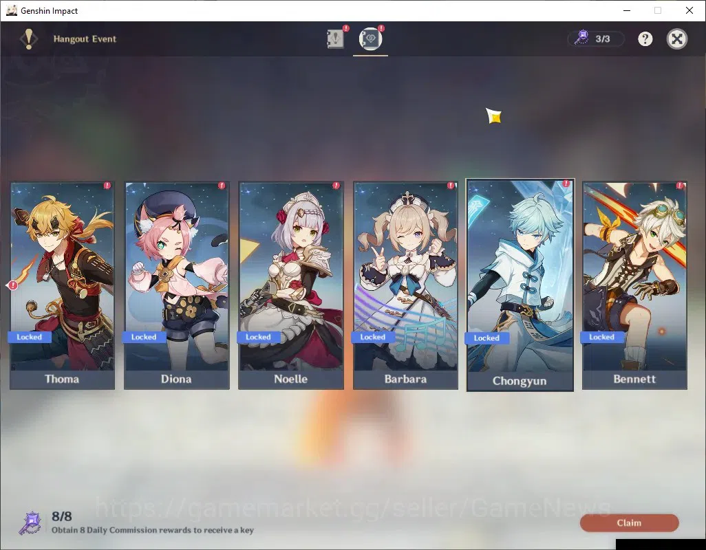 Genshin Impact Accounts Asia|AR 53|1 Limited + 2 (*5 Weapon)|Mavuika + Sig image 19