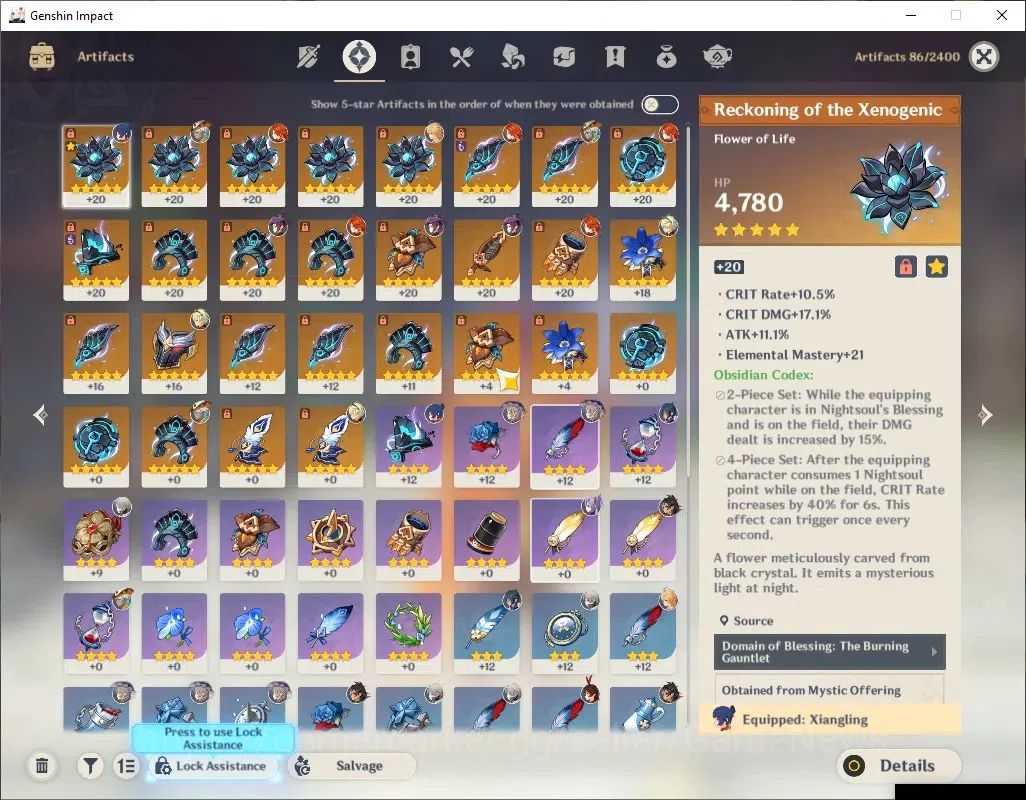 Genshin Impact Accounts Asia|AR 53|1 Limited + 2 (*5 Weapon)|Mavuika + Sig image 4