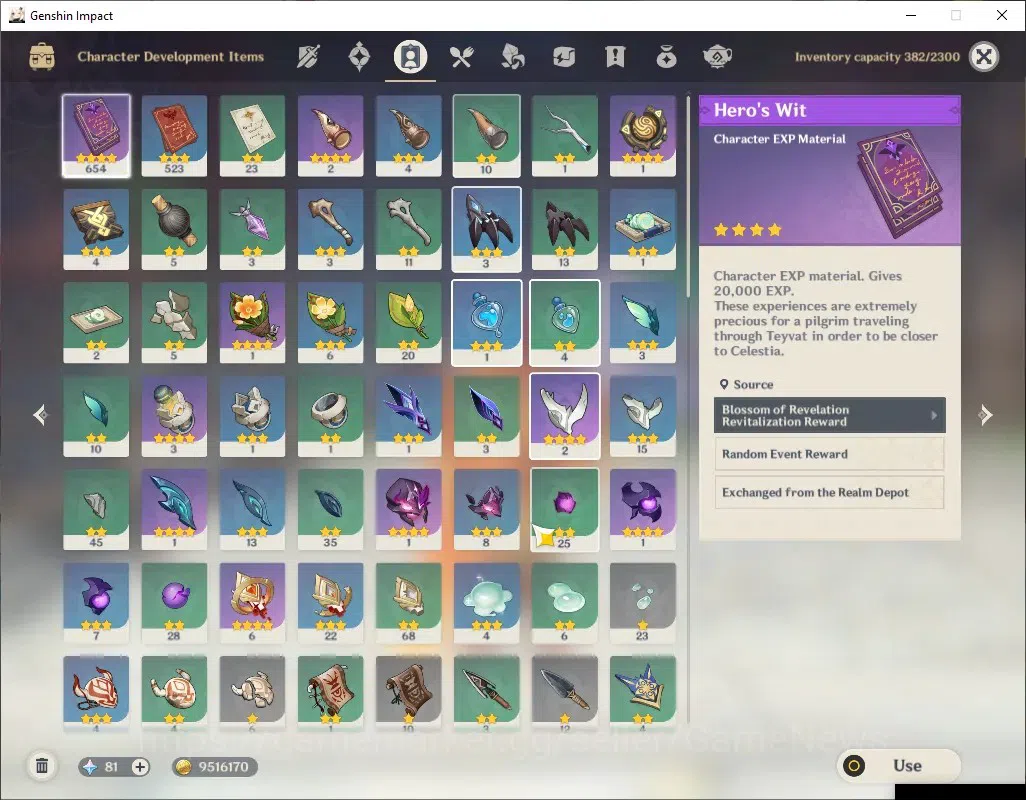 Genshin Impact Accounts Asia|AR 53|1 Limited + 2 (*5 Weapon)|Mavuika + Sig image 5