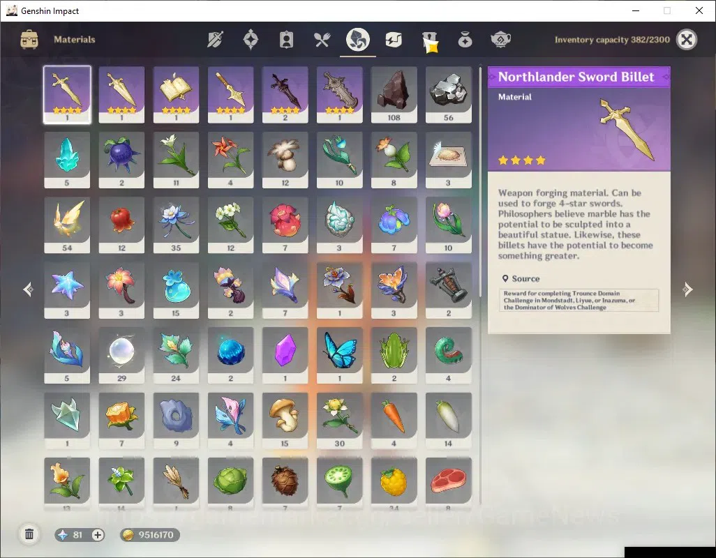 Genshin Impact Accounts Asia|AR 53|1 Limited + 2 (*5 Weapon)|Mavuika + Sig image 7