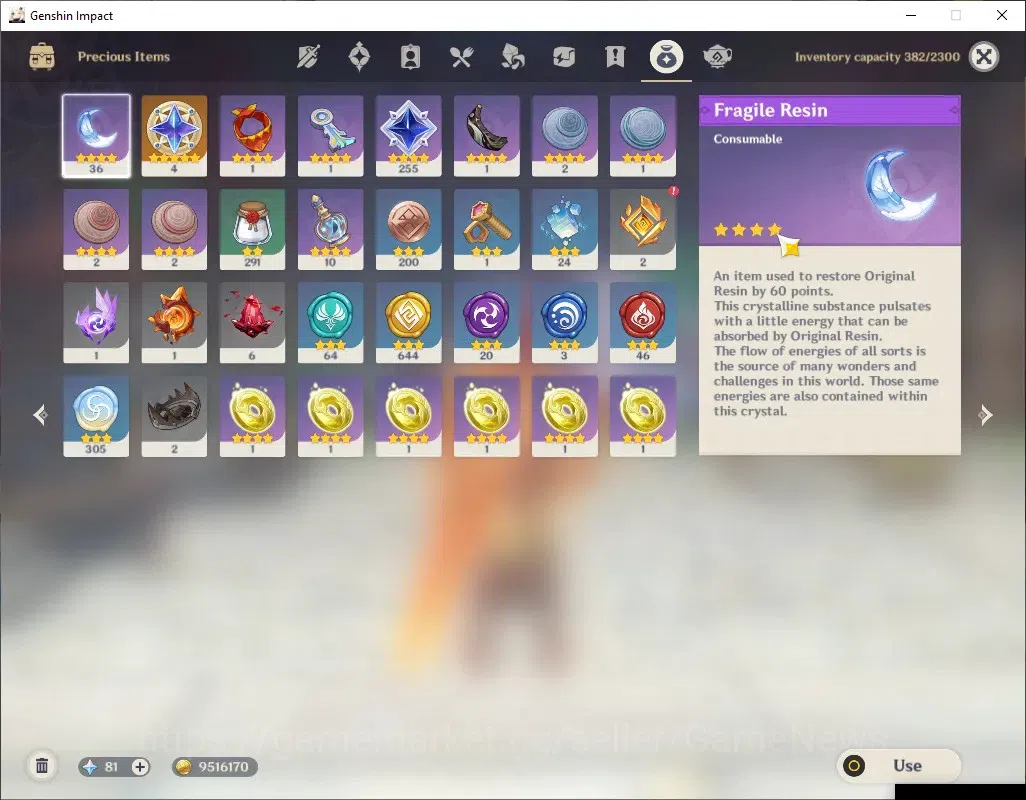 Genshin Impact Accounts Asia|AR 53|1 Limited + 2 (*5 Weapon)|Mavuika + Sig image 9