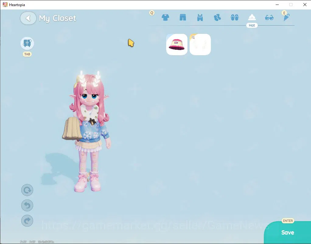 Heartopia Accounts [SEA] DG LV3 + 20 WS + 400 Crystal | Many Skin Forestbell Firefly + Rainbow Fluttershy | Fishing Lv 1 10