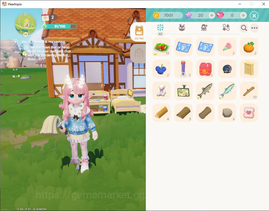 Heartopia Accounts [SEA] DG LV3 + 20 WS + 400 Crystal | Many Skin Forestbell Firefly + Rainbow Fluttershy | Fishing Lv 1 13