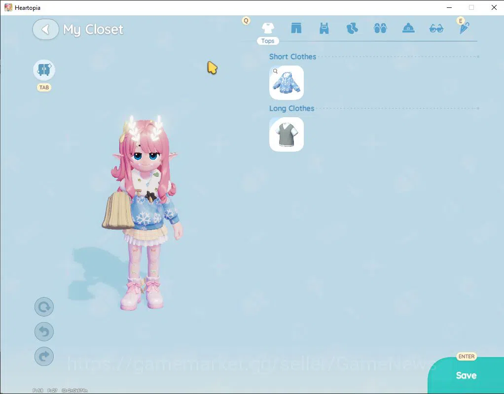 Heartopia Accounts [SEA] DG LV3 + 20 WS + 400 Crystal | Many Skin Forestbell Firefly + Rainbow Fluttershy | Fishing Lv 1 5