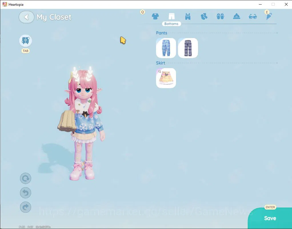 Heartopia Accounts [SEA] DG LV3 + 20 WS + 400 Crystal | Many Skin Forestbell Firefly + Rainbow Fluttershy | Fishing Lv 1 6