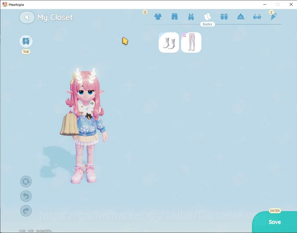 Heartopia Accounts [SEA] DG LV3 + 20 WS + 400 Crystal | Many Skin Forestbell Firefly + Rainbow Fluttershy | Fishing Lv 1 8