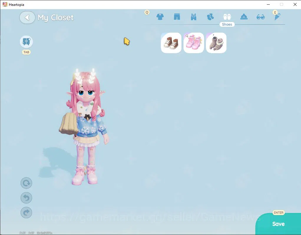 Heartopia Accounts [SEA] DG LV3 + 20 WS + 400 Crystal | Many Skin Forestbell Firefly + Rainbow Fluttershy | Fishing Lv 1 9