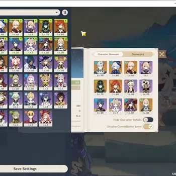Genshin Impact Accounts Others Asia|AR 54|5 Limited + 1 (*5