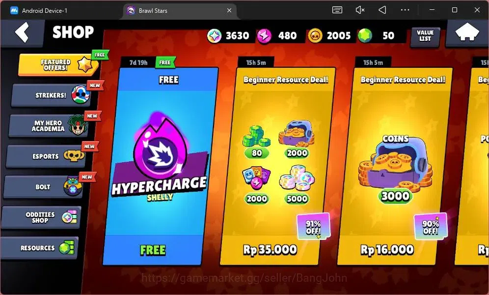 Brawl Stars Accounts Global|1092 Thropy|17 Brawler|Lv 11(Rico,Starr Nov image 4