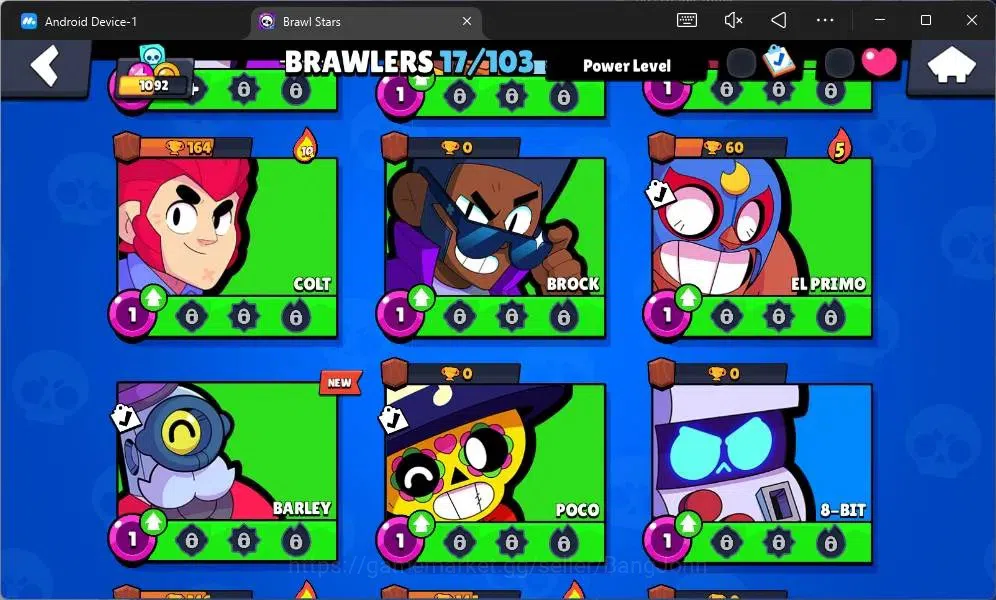 Brawl Stars Accounts Global|1092 Thropy|17 Brawler|Lv 11(Rico,Starr Nov image 6