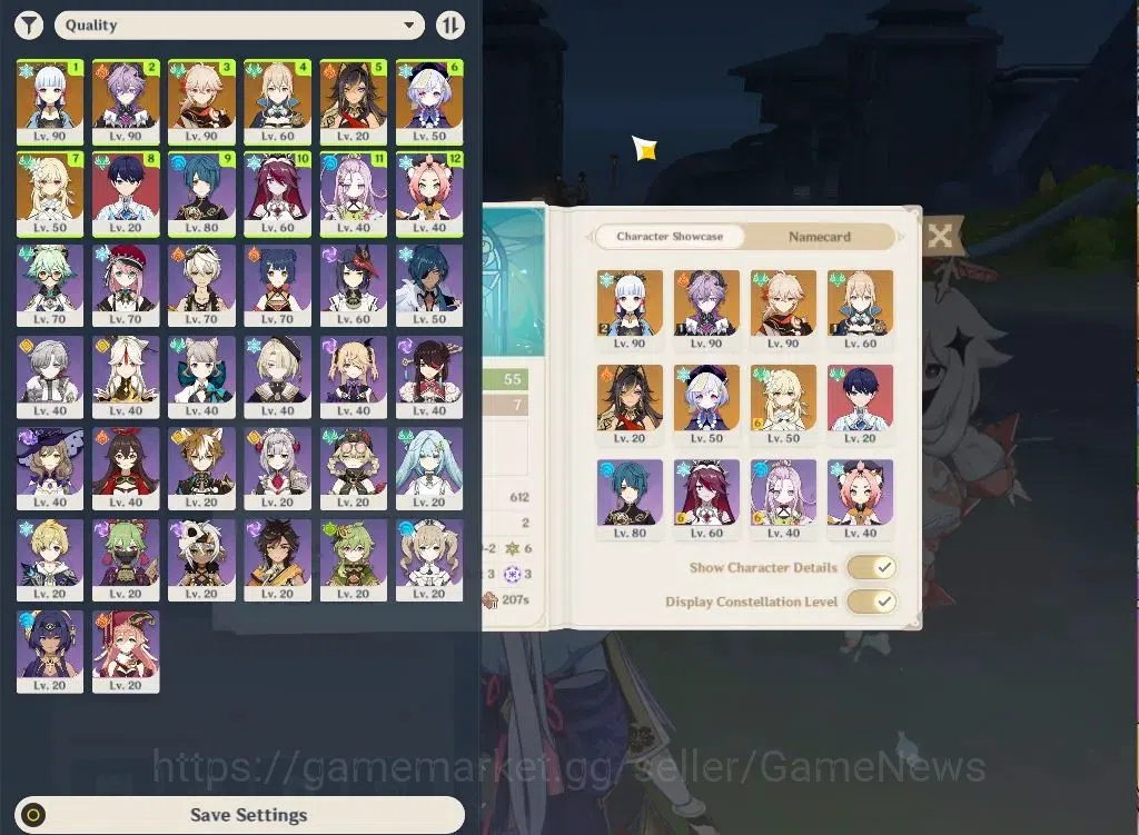 Genshin Impact Accounts Asia|AR55|3Limited+3(*5Weapon)|AyakaC2,DurinC1,Kaz image 2
