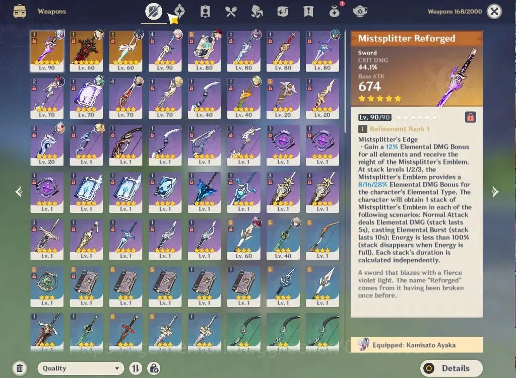 Genshin Impact Accounts Asia|AR55|3Limited+3(*5Weapon)|AyakaC2,DurinC1,Kaz image 6